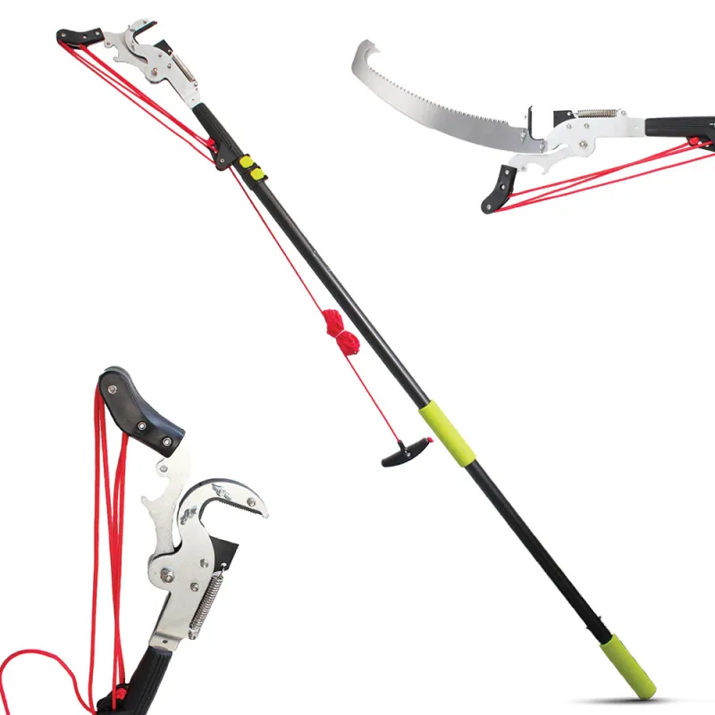 Échenilloir téléscopique Strong&Easy - Coupe branches jusqu'à 4,25 m - Ducatillon