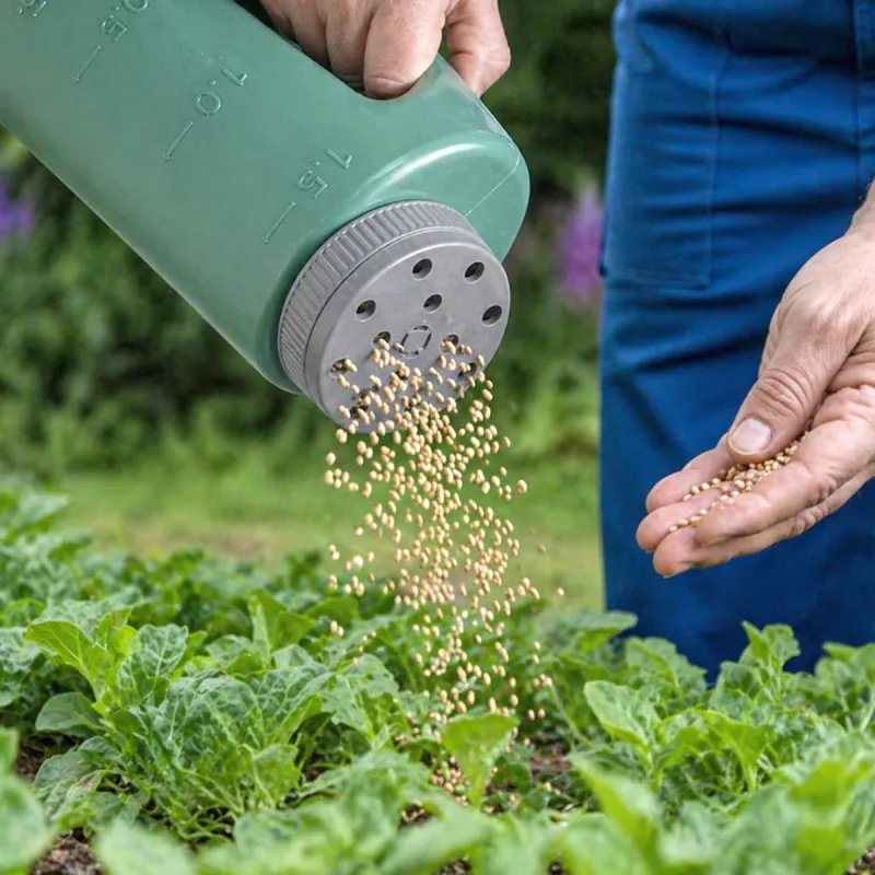 Epandeur à main plastique vert Progarden gradué 2 L