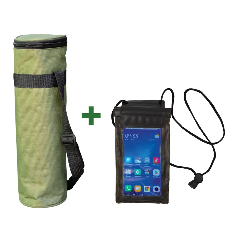 Etui étanche Téléphone + Porte Bouteille Isotherme - Ducatillon
