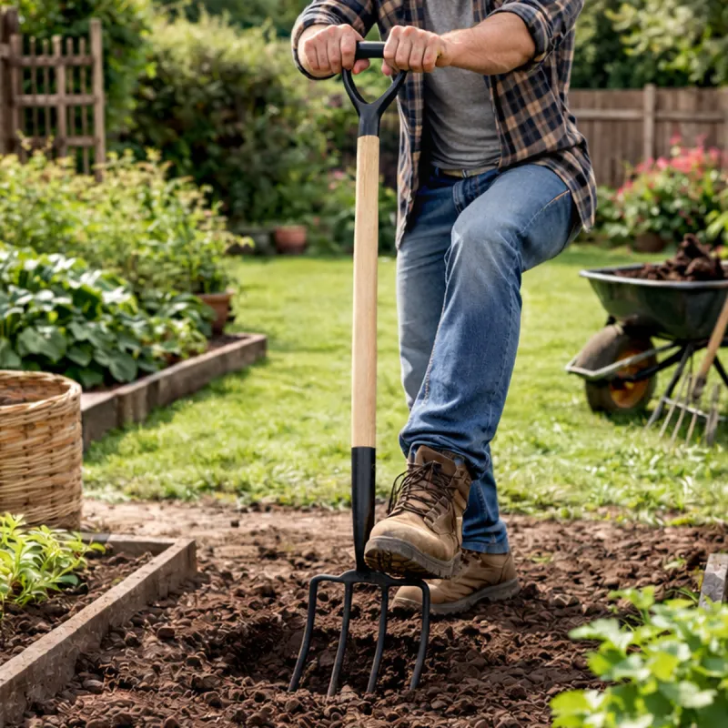 Fourche à bêcher bois 115 cm - Progarden