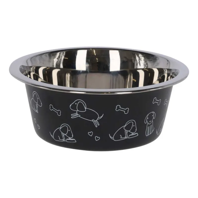 Gamelle en acier inoxydable pour chiens à longues oreilles 4 000 ml - Ducatillon