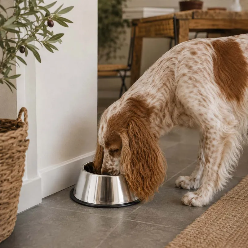 Gamelle haute pour chien à longues oreilles 1825 ml - Ducatillon