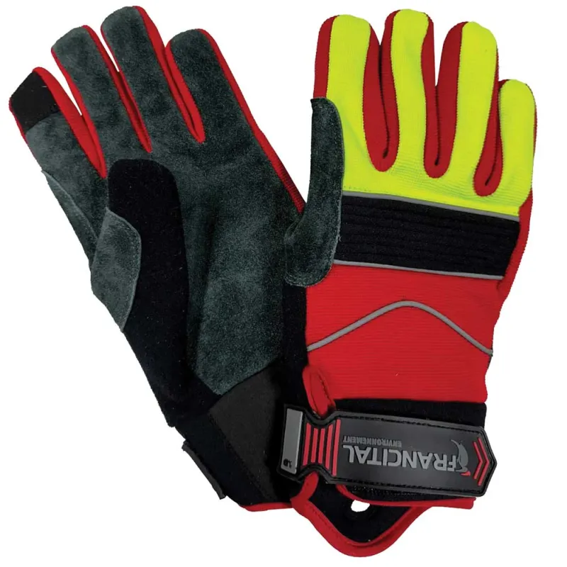 Gants Francital Cerbere cuir anti-coupure perforation EN 388 classe 3131x - Taille Taille 9 - Ducatillon