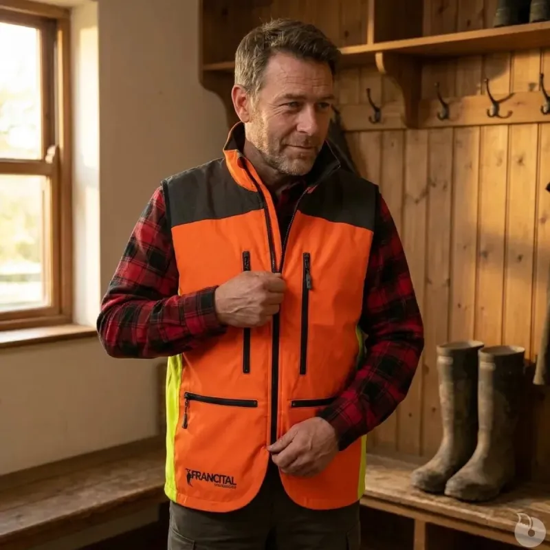 Gilet de traque Francital Atalante 7 Poches Zippées ISO / NF - Taille 4XL - Ducatillon