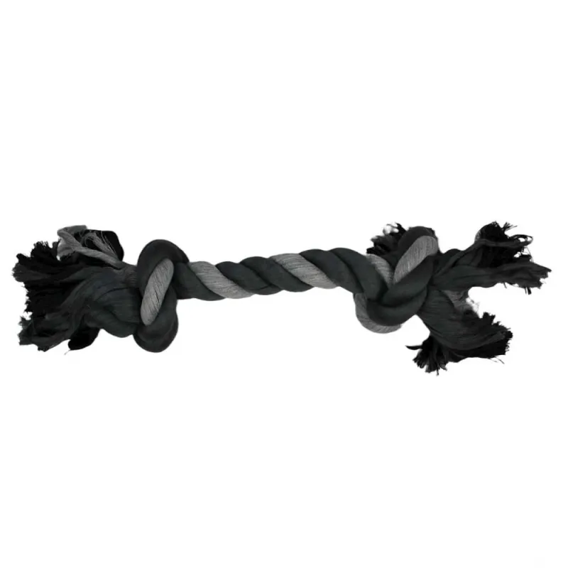 Jouet nœud en coton pour chien - Accessoire mordillage naturel - Ducatillon