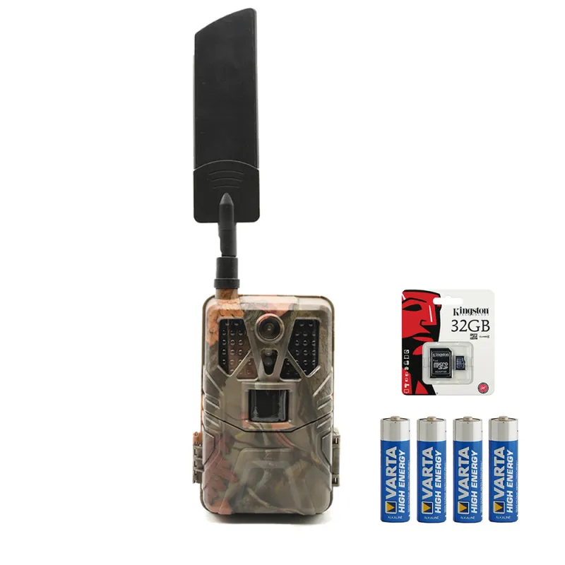 Kit Caméra Détecteur Live Camouflage + 8 Piles + Carte SD - Ducatillon