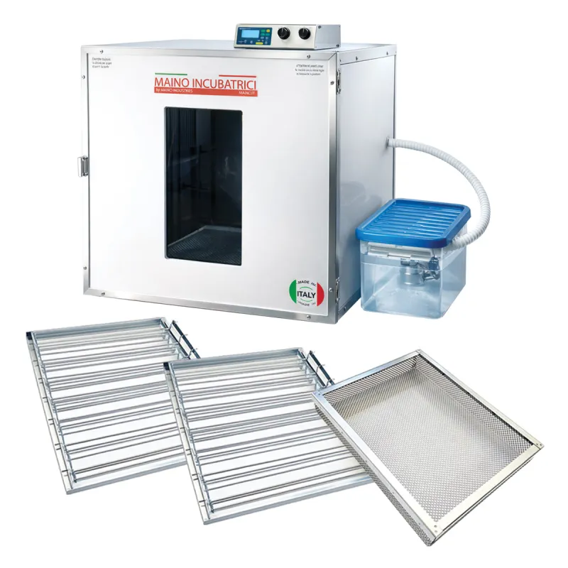 Couveuse + 2 Tiroirs de caille à poule + 1 Panier d'éclosion + 1 Kit humidification - MAINO