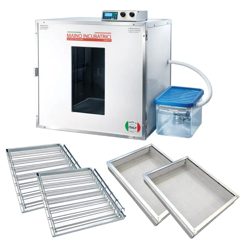 Couveuse + 2 Tiroirs caille à poule + 2 Paniers d'éclosion + 1 Kit humidification - MAINO