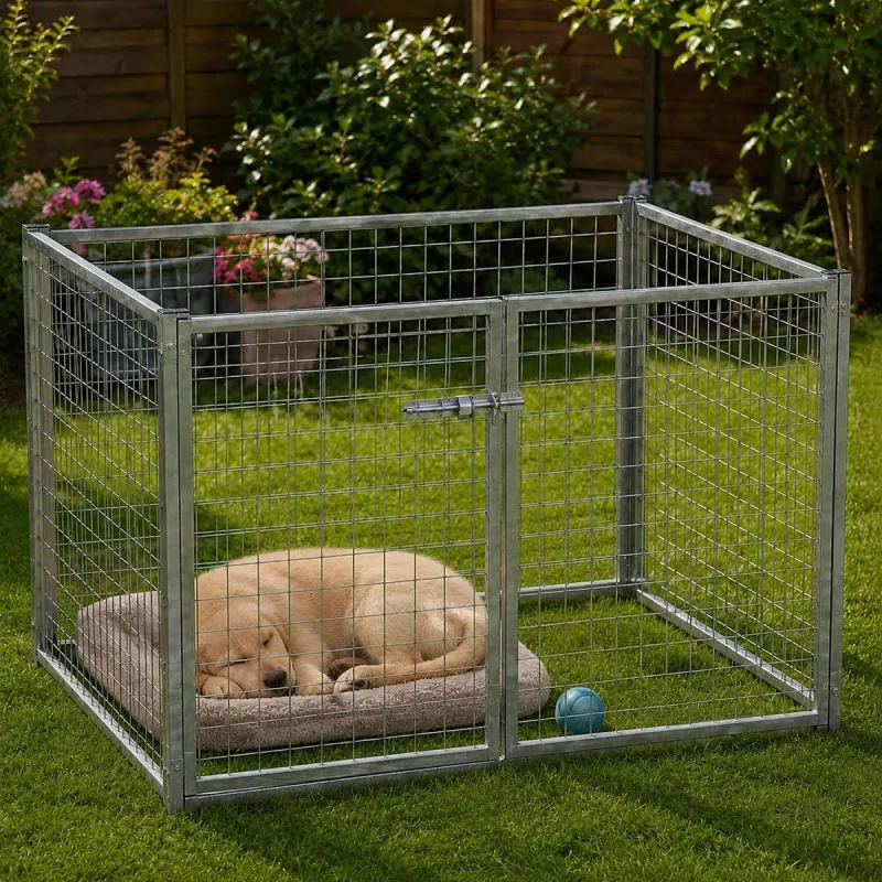 Kit parc à chiot carré 1,5 x 1,5 m - Ducatillon
