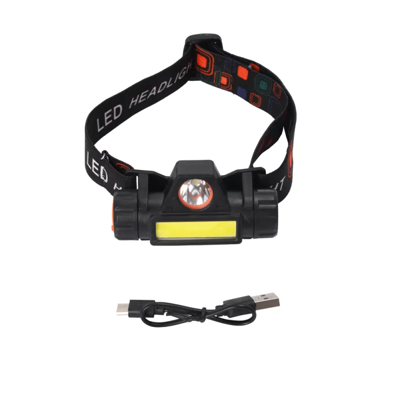 Lampe frontale 2 en 1 LED rechargeable étanche randonnée - Ducatillon