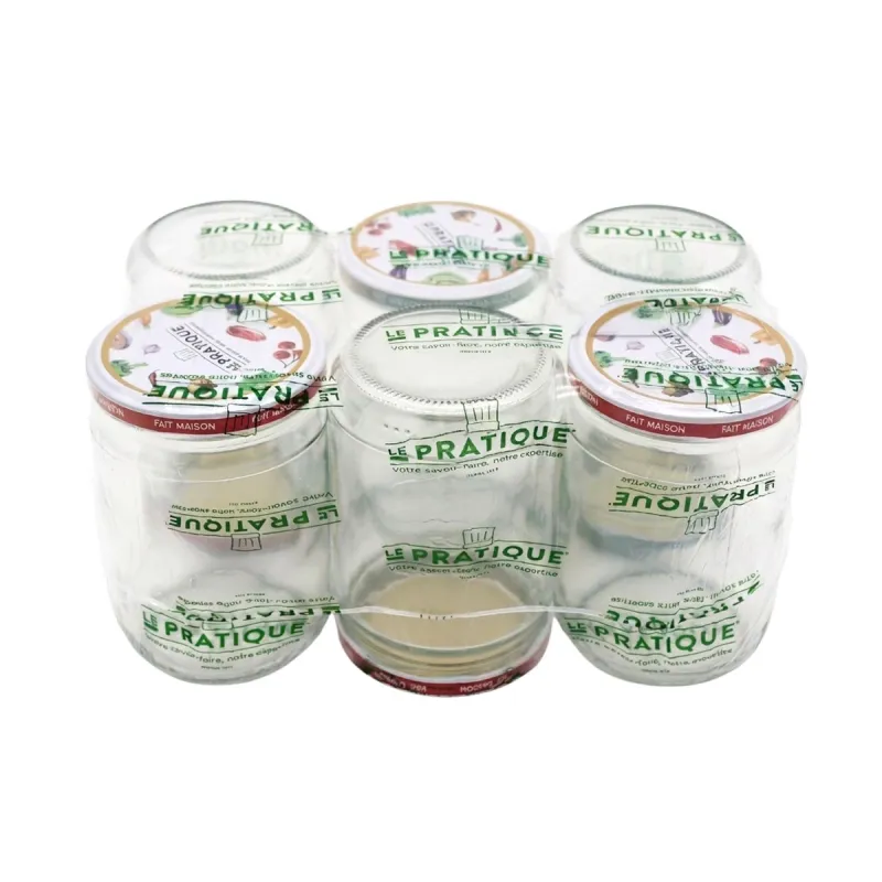 Lot de 6 Bocaux Stérilisables Twist-off 500ml - Ø82mm - Le Pratique