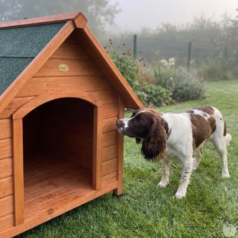 Niche chalet bois taille M - Ducatillon
