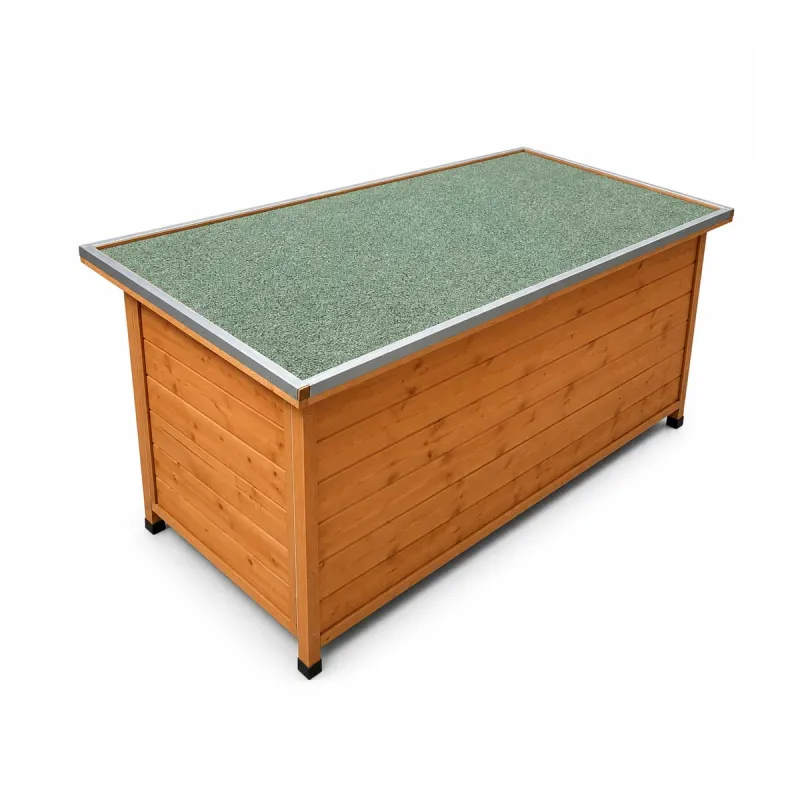 Niche en bois haute isolation Taille 2XL - Épicéa 3 couches avec toit étanche - Ducatillon