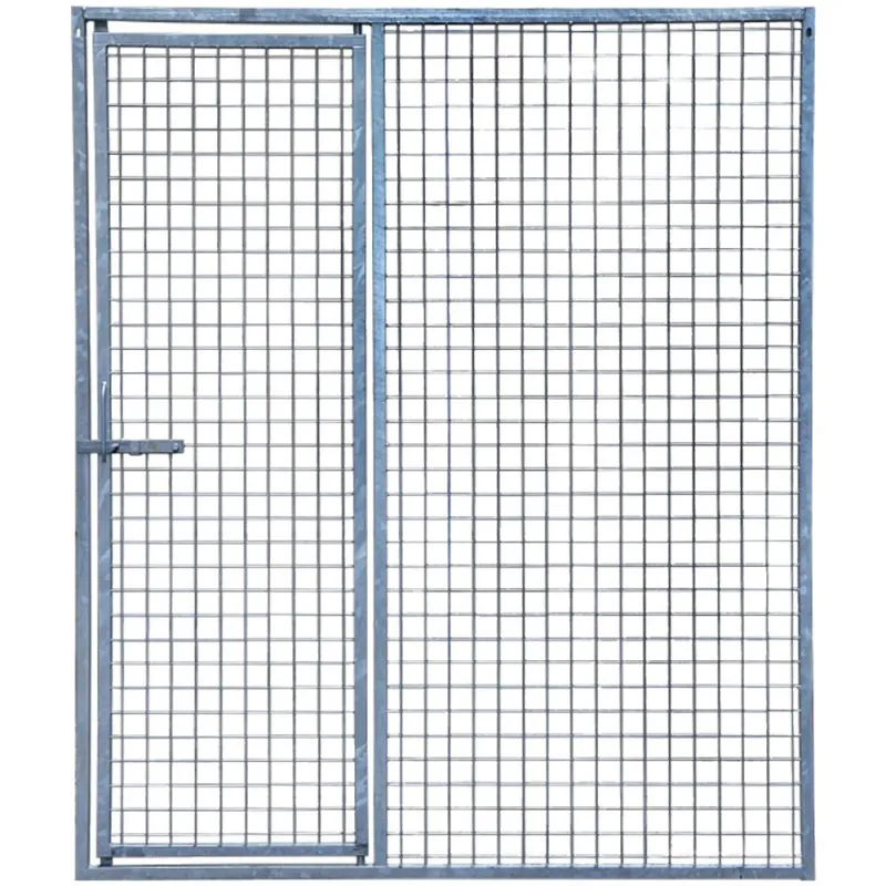 Panneau de chenil maille carrée 2m avec porte - Hauteur 184cm - Ducatillon