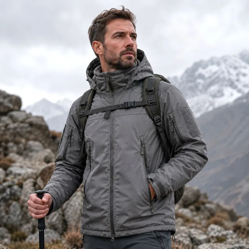 Parka Hardshell kaki XMF 200 – Chaude, imperméable et robuste - Taille M - A10 Equipment