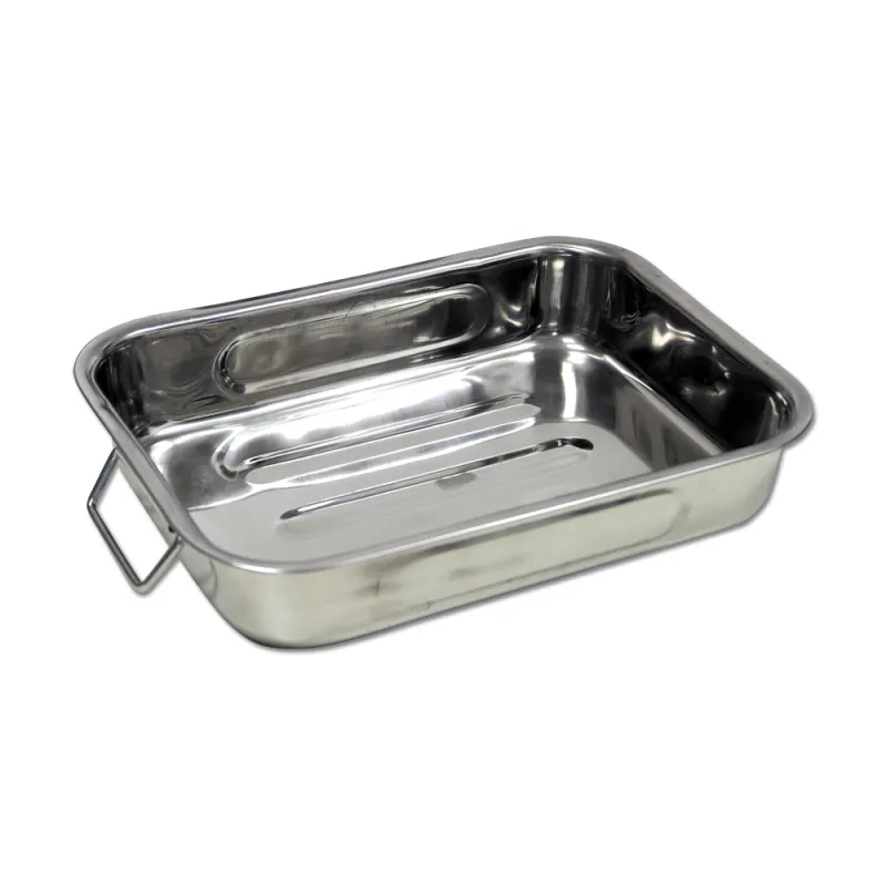 Plat à four acier inoxydable multi services - Taille 40 x 28 xm - Baumalu