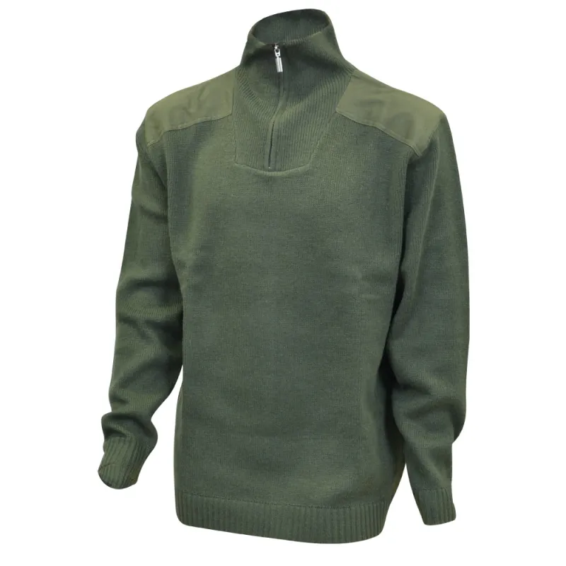 Pull Chasse chiné col camionneur Taille M à 3XL - Taille 3XL - Ducatillon