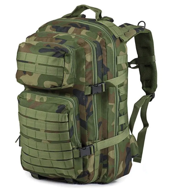 Sac à dos Assault 4 compartiments camo 36L 50 x 30 x 27cm - Ducatillon