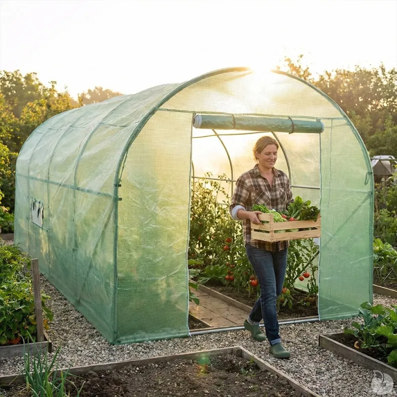 Serre de jardin 12 m² - Structure jardinage extérieur - Ducatillon