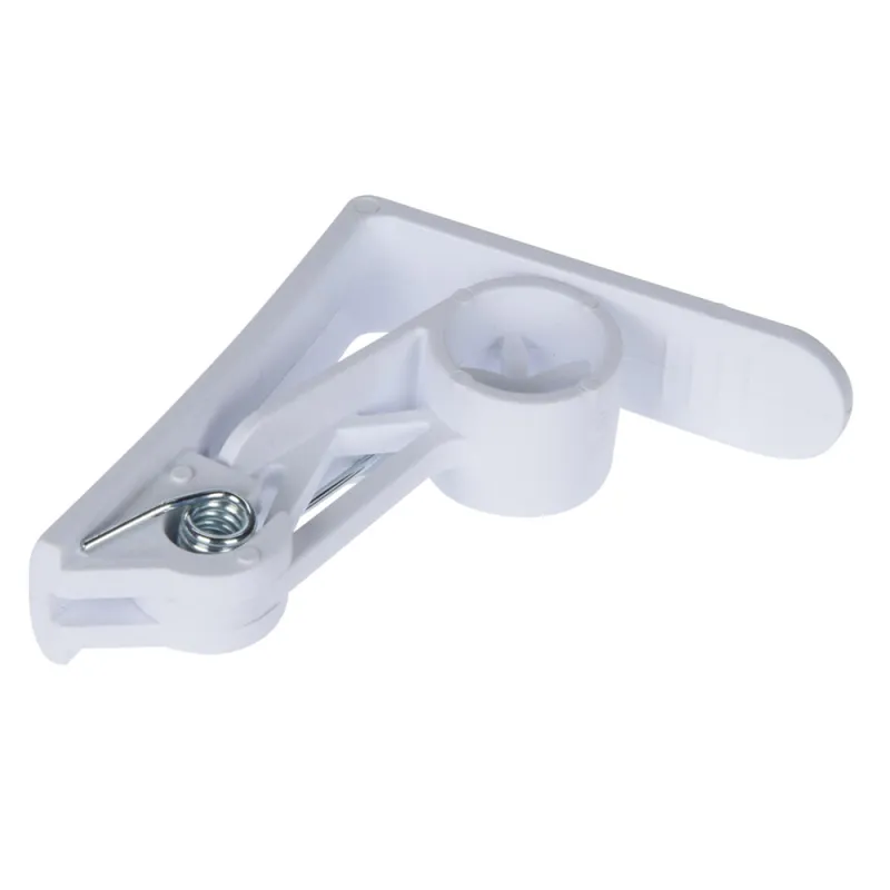 Serres-Nappes de table blanc 6,2 x 6,2 x 1,5 cm - Ducatillon