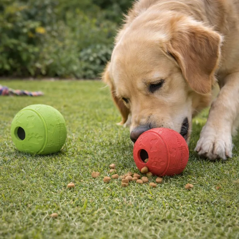 Snack Ball Jouet Distributeur de Friandises pour Chien - 7 cm - Ducatillon