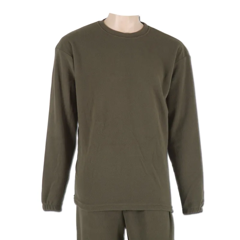 Sous-vêtement haut isolant polaire polyester kaki S à 3XL - Taille XL - Ducatillon
