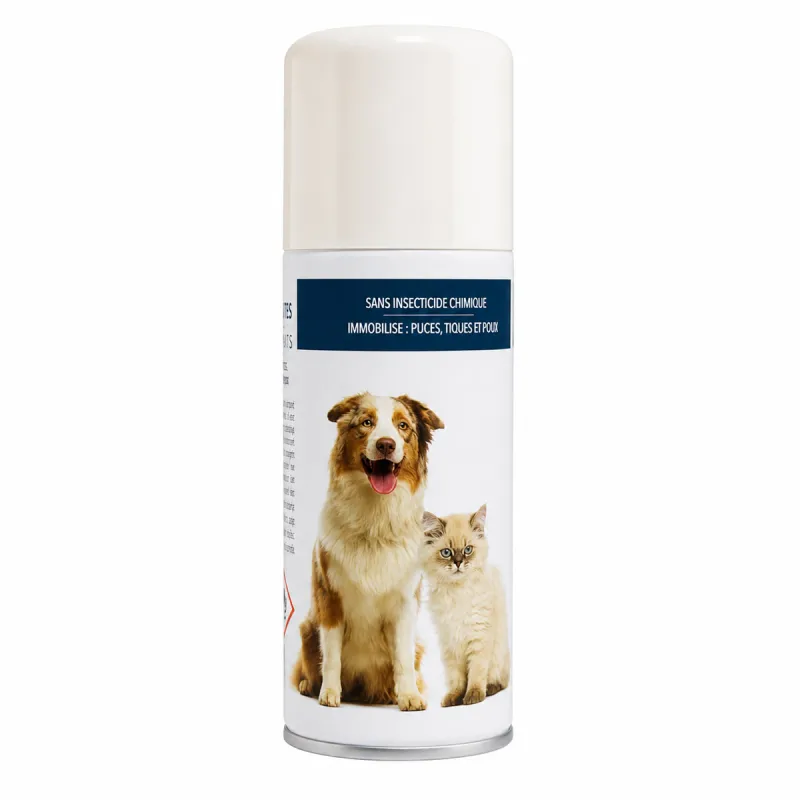 Spray insectifuge 150ml pour chien et chat - Répulsif insectes - Ducatillon