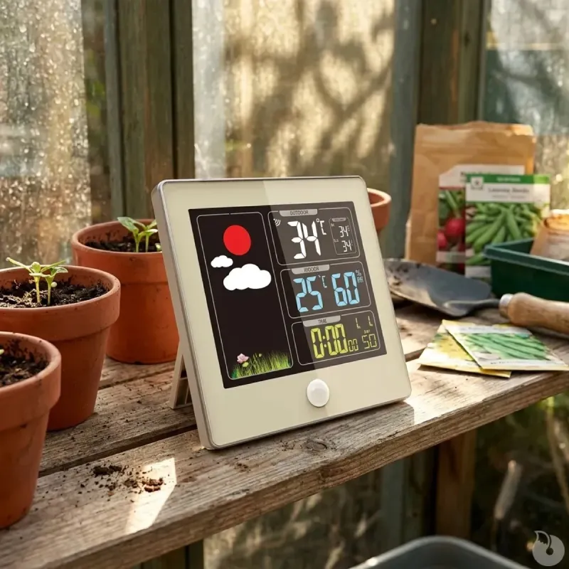 Station météo sans fil écran LCD couleur - Ducatillon