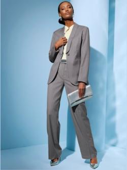 Blazer 11% laine, couleur gris, taille 52, marque Creation L - helline