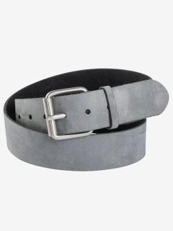 Ceinture en cuir, couleur : gris moyen uni, taille 135, marque Sheego, 100% cuir - helline