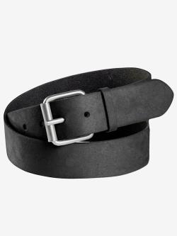 Ceinture en cuir, couleur : noir uni, taille 135, marque Sheego, 100% cuir - helline