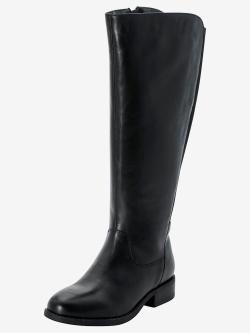 Bottes pour jambe large largeur g*, XXL, noir uni, taille 39, Sheego - helline