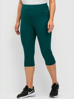 Legging technique, couleur : bleu turquoise foncé uni, taille 60, marque Sheego, 90% polyester;10% élasthanne - helline