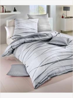 Linge de lit flanelle fine douce, coleur ardoise-gris - HELLINE