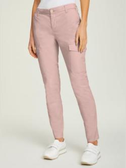Pantalon cargo coupe skinny, coleur couleur poudre - HELLINE