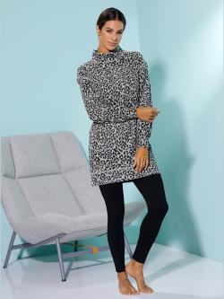 Legging en modal jersey fin, couleur noir, taille 54/56, marque CREATION L PREMIUM - helline