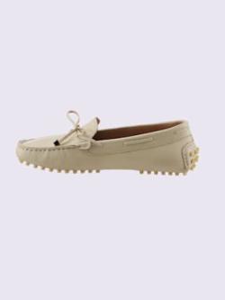 Mocassins cuir nappa de vache, couleur marron, taille 39 - helline