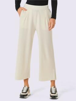 Pantalon large, couleur couleur ivoire, taille 50, marque CREATION L PREMIUM - helline