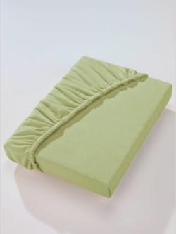 Drap-housse moelleux et chaud, couleur vert, taille 1 pièce 150x250 cm, marque Dormisette - helline