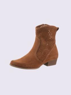 Bottines de fabrication espagnole, marron moyen uni, taille 41 - helline