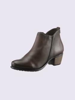 Bottines de fabrication portugaise, couleur marron, taille 42 - helline
