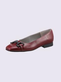 Ballerines fabriqué en espagne, coleur bordeaux - HELLINE