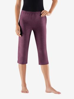 Lot de 2 pantalons corsaires en jersey doux, couleur multicolore, taille 50/52, marque feel good - helline