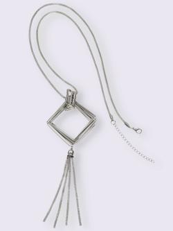 Collier accessoire facile à assortir, couleur argent, taille 0 - helline