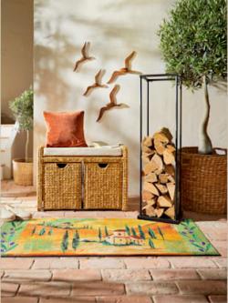 Paillasson nylon très robuste et résistant aux uv, couleur multicolore, taille 75x120 cm, marque helline home - helline