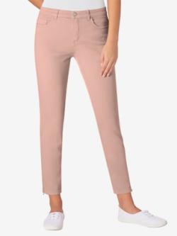 Jean stretch coupe féminine, couleur rose, taille 38, marque Creation L - helline