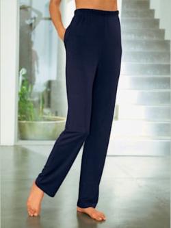 Pantalon d'intérieur confortable taille élastique, coleur marine - HELLINE