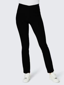 Pantalon lyocell 76% lyocell, coleur noir - HELLINE