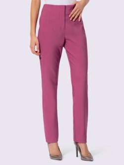 Pantalon tissé polyester recyclé, couleur rose, taille 38, marque Creation L - helline