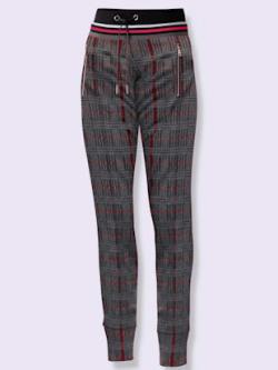 Pantalon en jersey aussi confortable qu'un pantalon de jogging, couleur gris, taille 42 - helline